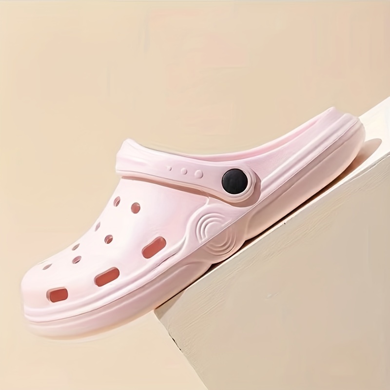 solid color minimalist slies slip on flat closed toe casual home slides non slip summer garden beach slides details 2